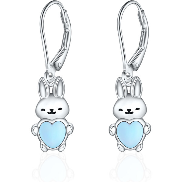 Olivie Strieborné náušnice MESAČNÝ KRÁLIK 8151 47375240