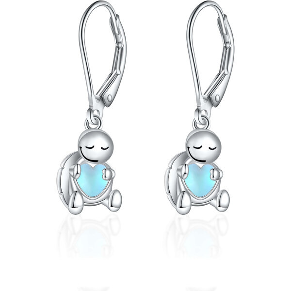 Olivie Strieborné náušnice MESAČNÁ KORYTNAČKA 8152 47375241