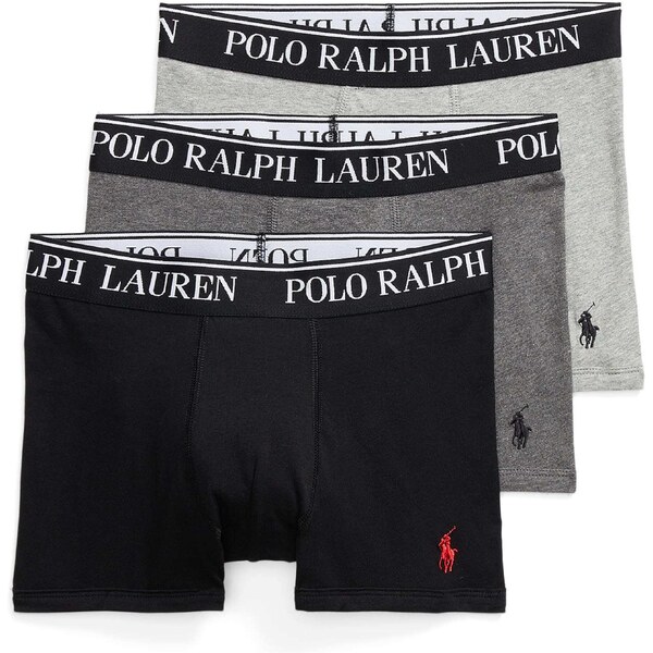 Polo Ralph Lauren Nohavičky sivá / sivá melírovaná / čierna / biela 50784874