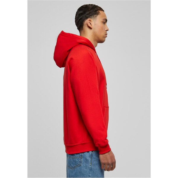 Urban Classics Prázdna mikina s kapucňou červená 50639094