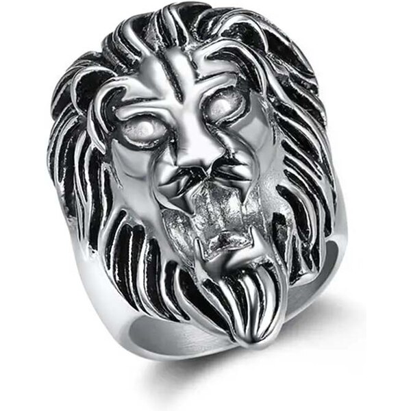 Sams Artisans Prsteň Steel Lion chirurgická oceľ IPRM023 47376821