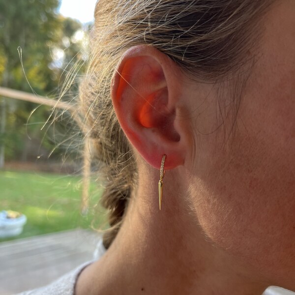 MAJYA Strieborné náušnice GRACIA zlatý 10385 64581515