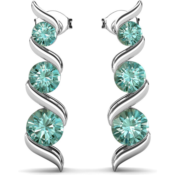 Royal Fashion stříbrné pozlacené náušnice ME077-GN 53973364