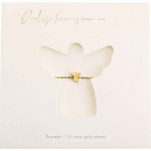 Ligot Náramok z chirurgickej ocele anjel pozlátený 47452954