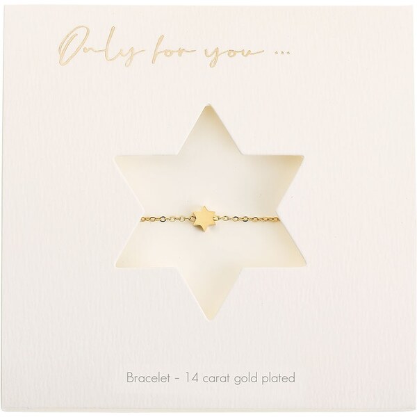 Ligot Náramok z chirurgickej ocele hviezda pozlátený 47452955