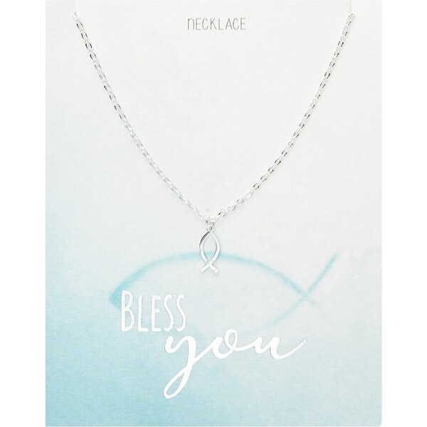 Ligot Náhrdelník z chirurgickej ocele ryba 47452981