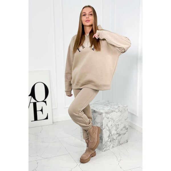 MladaModa Bavlnená tepláková súprava s vyšívaným nápisom Paradise 46952289