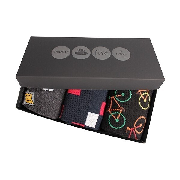 WEBOX farebné ponožky v krabičke Lonka - mix 07 47501262