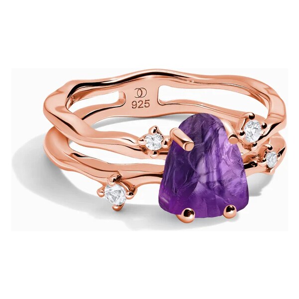 Royal Exklusive Royal Fashion prsteň Pozitíva 18k ružové zlato Vermeil 54110562