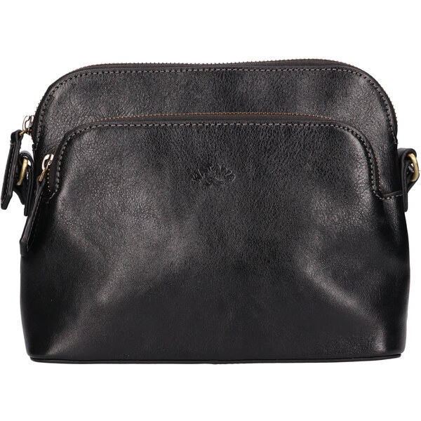 Kožená dámska crosbody kabelka Katana Kaise - čierna 48199563