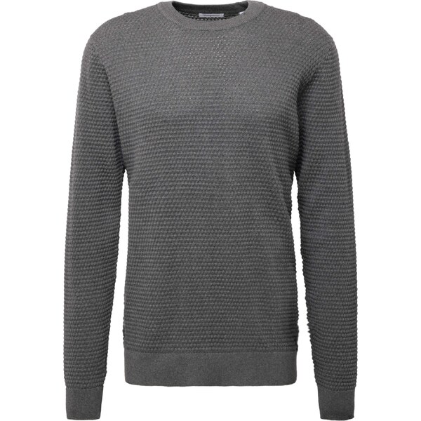 KnowledgeCotton Apparel Sveter Vagn grafitová 49165591