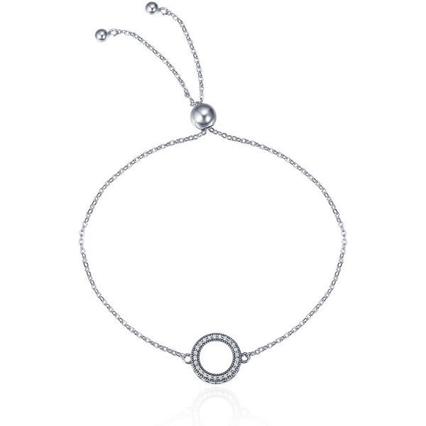 Ligot Strieborný náramok kruh 47599341