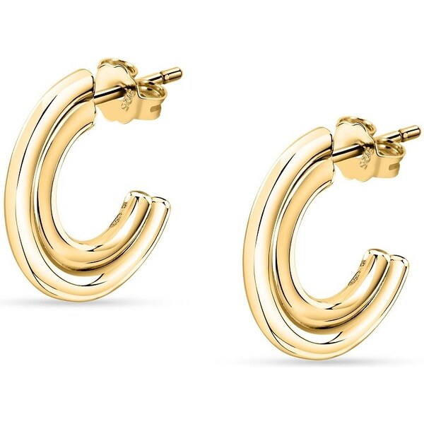 Morellato Slušivé pozlátené kruhové náušnice Capsule By Aurora SANB02 66585382