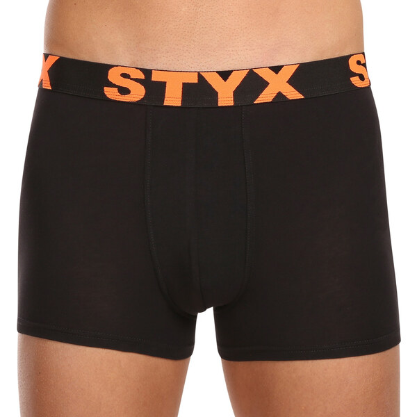 10PACK pánske boxerky Styx športová guma čierné (10G9601) 47607952