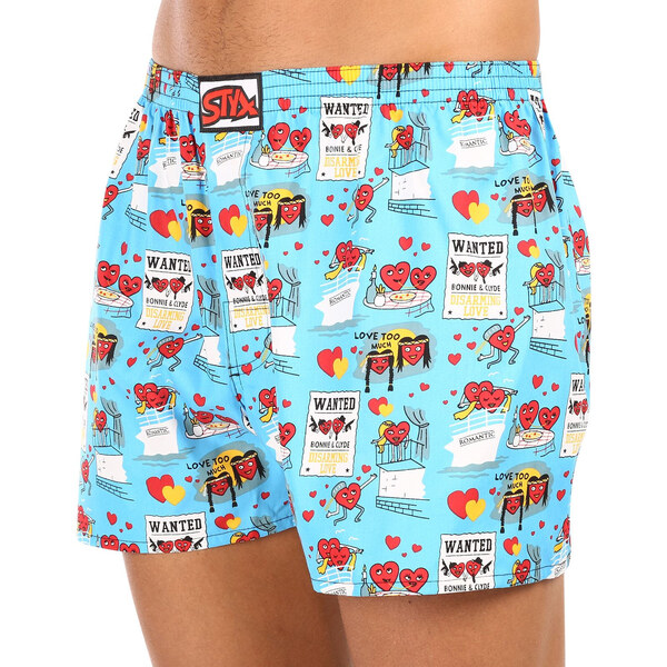 Pánske trenírky Styx art klasická guma nadrozmer Valentín pary (E1756) 47607950