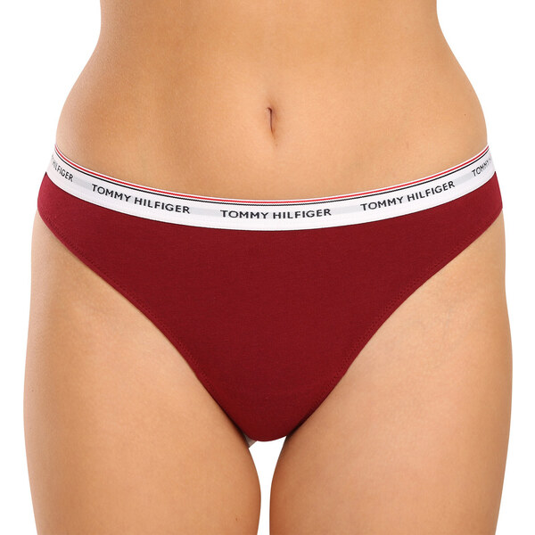 3PACK dámske tangá Tommy Hilfiger viacfarebná (UW0UW04894 0R3) 47607956