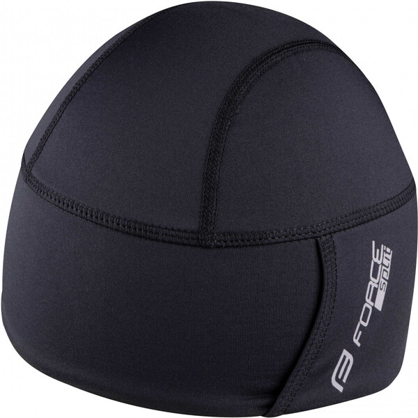 FORCE čiapka pod prilbu SPLIT zateplená, čierna 47608085
