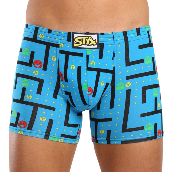 6PACK pánske boxerky Styx long art klasická guma viacfarebné 47634389