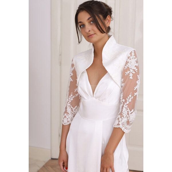 Glara Bolerko - čipkové rukávy 49330245