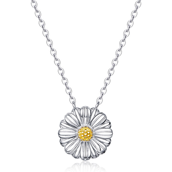 Ligot Strieborný náhrdelník sedmokráska 47631414