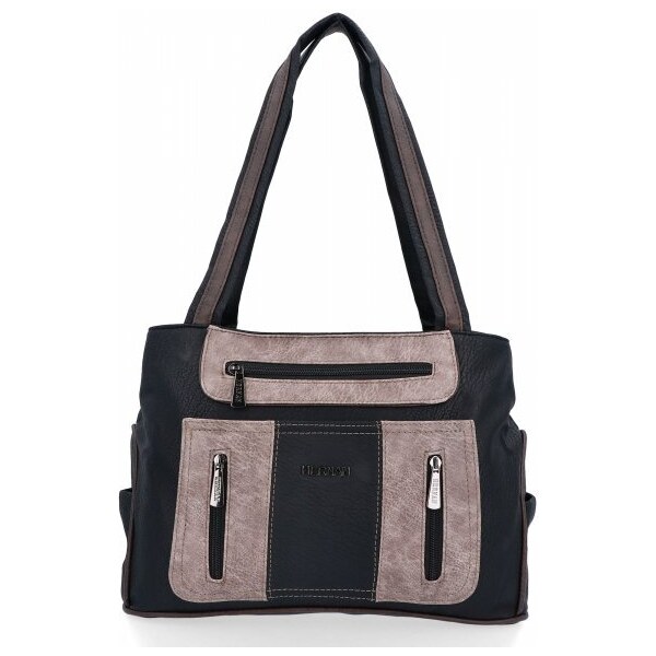 Dámská kabelka shopper bag Hernan čierna 3892-1 66936839