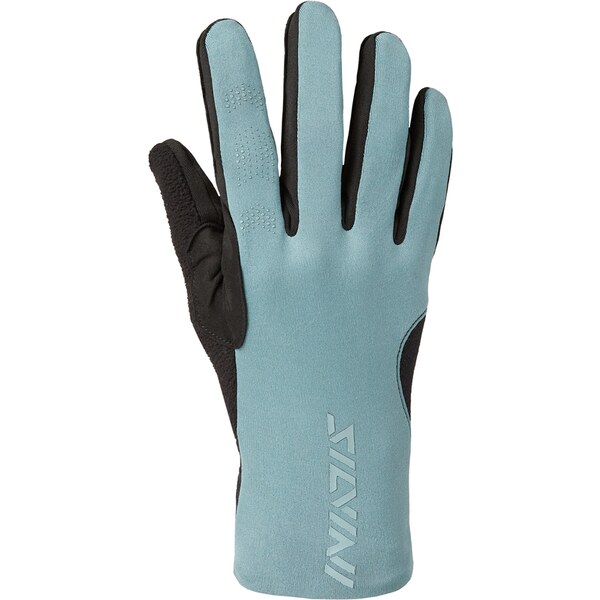 Pánske rukavice na bežky Silvini Isarco svetlo modrá/čierna 47634393