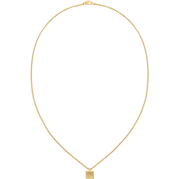 Calvin Klein Moderný pozlátený náhrdelník Sculptural 35000487 66582845