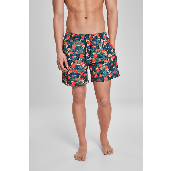Urban Classics Pánske plavky s tropickým vzorom 50649274