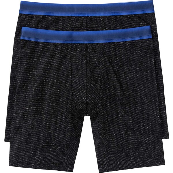 bonprix Dlhé boxerky, priliehavé s bavlnou (2 ks), farba šedá 44732344