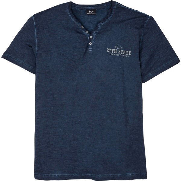 bonprix Tričko s légou, krátky rukáv v obnosenom vzhľade z čistej bio 44733567