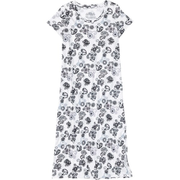 bonprix Dlhá nočná košeľa z bio bavlny, farba biela 61129338