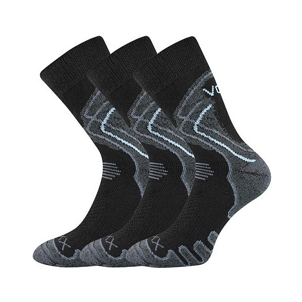 LIMIT III klasické trekové ponožky Voxx Čierna 39-42 3 páry 47664611