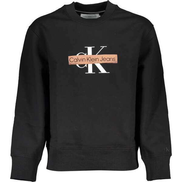Čierna mikina Calvin Klein bez zipsu 64710612