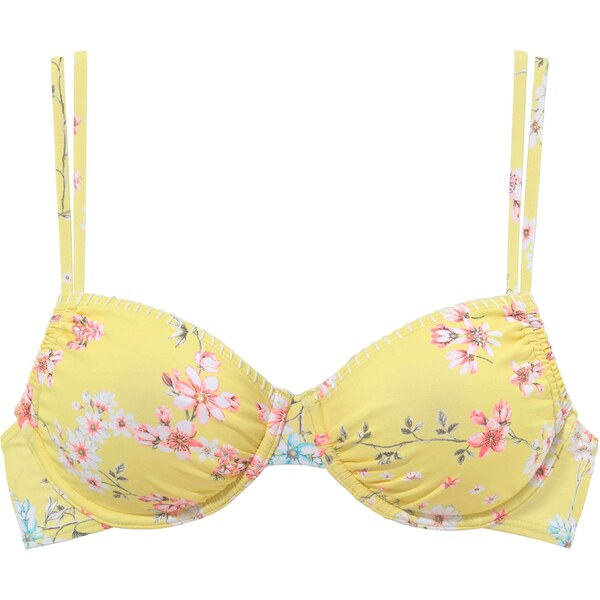 SUNSEEKER Bikinový top Ditsy azúrová / žltá / ružová / biela 66985209