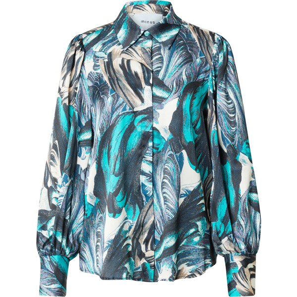 minus Blúzka Lenore krémová / tyrkysová / tmavomodrá / nefritová 54280177