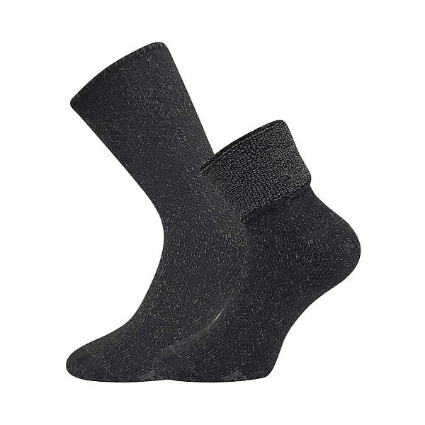 POLARIS hrejivé spacie ponožky s voľným lemom Boma Čierna 39-42 1 pár 47679132