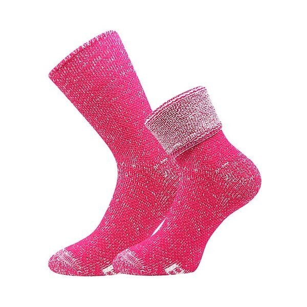 POLARIS hrejivé spacie ponožky s voľným lemom Boma Magenta 35-38 1 pár 52601239