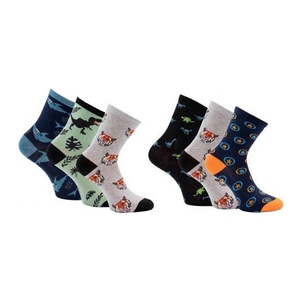 PREDATORS detské veselé ponožky TRENDY SOCKS náhodný mix 23-26 3 páry 47686049