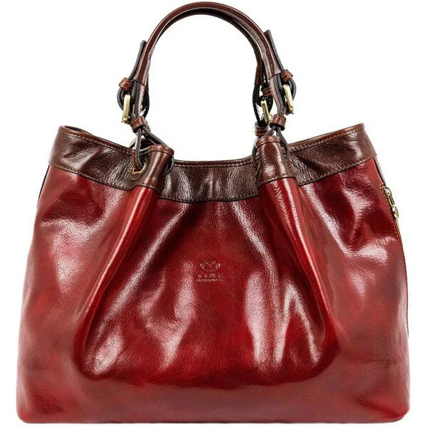 Glara Veľká kožená kabelka na nákupy Premium 47686237