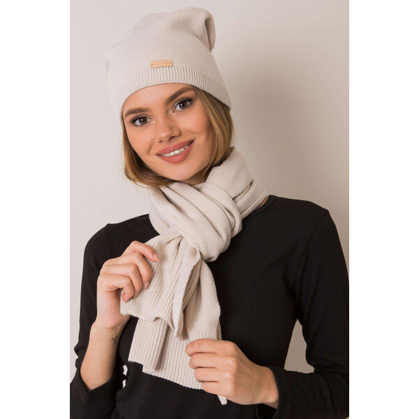 Glara Súprava vlnená čiapka + šál 47686274