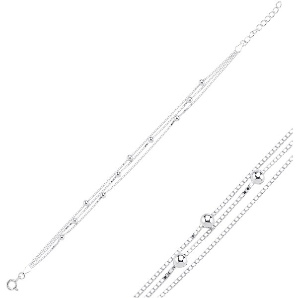 Olivie Stříbrný náramek TRIO 8200 47693950