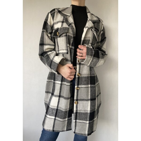 modnenakupy.sk Dámska košeľová bunda typu shacket SALEM 47695999