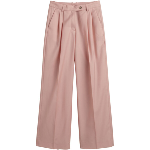 NOHAVICE GANT REL WIDE LEG PANT DUSTY ROSE 47717404