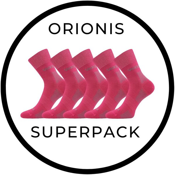 ORIONIS SUPERPACK 5párov antibakteriálne merino ponožky so striebrom 48829840