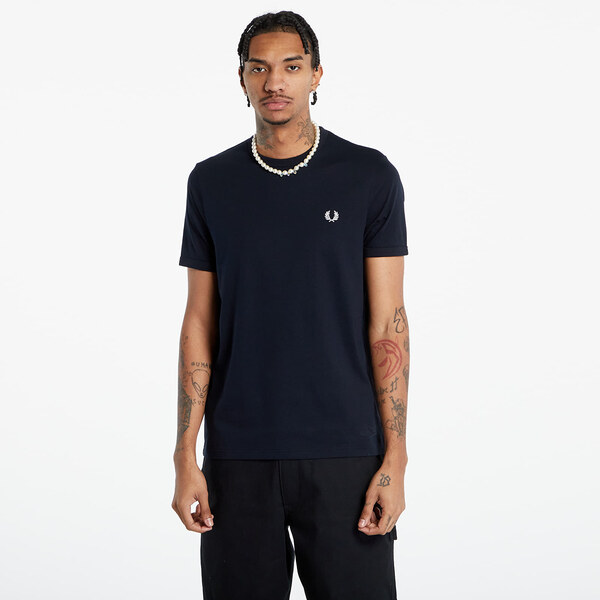 Tričko FRED PERRY Ringer Tee navy M 47097760