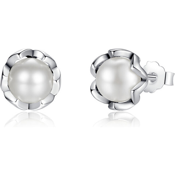 Ligot Strieborné náušnice s perlou 47739530