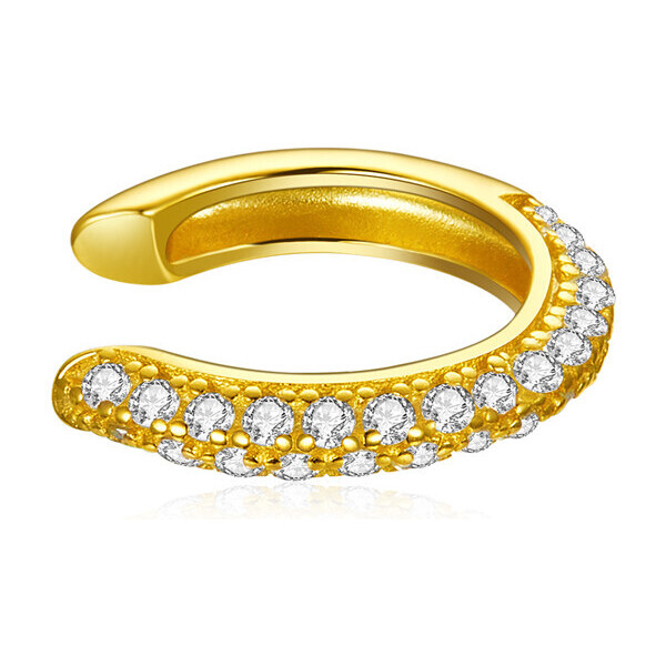 Ligot Strieborná pozlátená záušnica 1ks 47739484