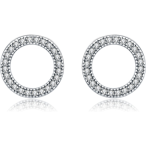 Ligot Strieborné náušnice okrúhle 47739553