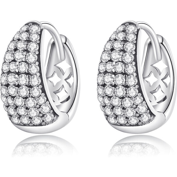 Ligot Strieborné náušnice so zirkónmi 47739632