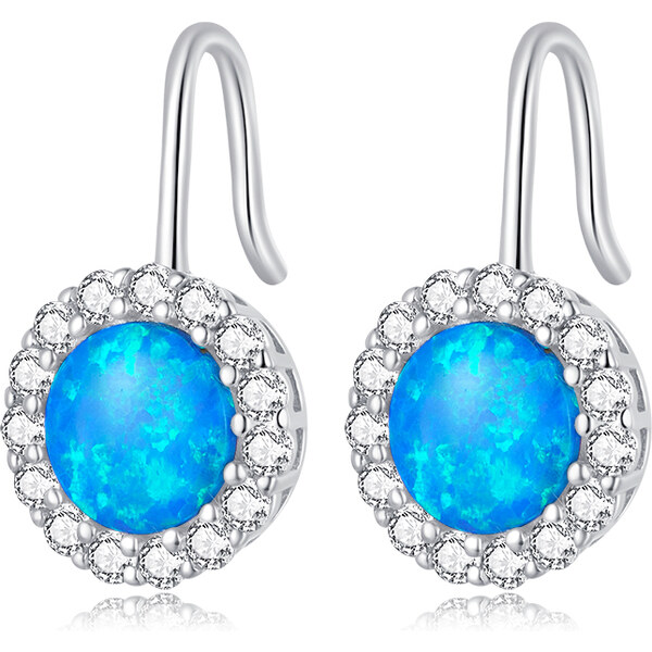 Ligot Strieborné náušnice s opálom 47739616